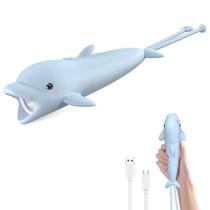 Lanterna infantil Tremdwoto Dolphin LED recarregável Lanterna infantil Tremdwoto Dolphin LED recarregável