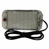 Lanterna Interna Interruptor LED Bivolt 12v 24v 15x7,5cm