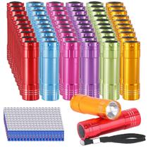 Lanterna KunHe Mini para crianças com baterias, pacote com 60