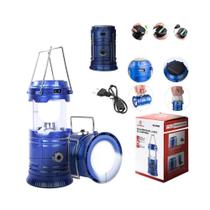 Lanterna Lampião Kapbom KA-5800 Recarregável Com Carregamento Solar - ELE256