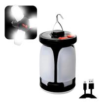 Lanterna Lampião Lâmpada Para Camping Led Recarregável Barraca Pesca Usb Pratiarejo Lanterna Lampião Lâmpada Para Camping Led Recarregável Barraca Pesca Usb Pratiarejo