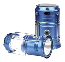 Lanterna Lampião Led 6 Em 1 Retrátil Solar, Bivolt (127/220V