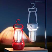 Lanterna Lampião Led Luminária Abajur Recarregável Lampada de Emergencia Luz Trilha Chacara Lamparina Bivolt e Solar