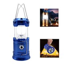 Lanterna Lampião Retro Solar Usb Recarregável 6 Leds De iluminação Bivolt Para Camping LEY2289