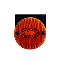 Lanterna Lateral 85mm Lantersul Âmbar Com Conector