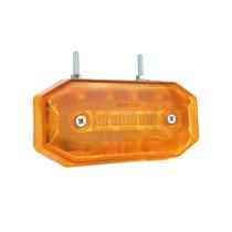 Lanterna lateral amarelo 16 LEDs para posicao com 4 LEDs para vigia e haste bivolt