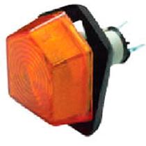 Lanterna Lateral Ambar Plastico Spazio Nk-550202