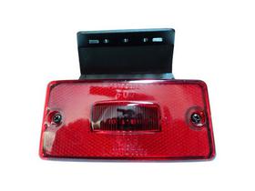 Lanterna Lateral Bau Modelo Novo - Vermelha Retangula