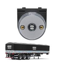 Lanterna Lateral Caminhão Randon Led Cristal Bivolt Suporte