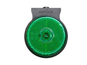 Lanterna Lateral Carreta 66mm LED Com Suporte 12/24V - Verde