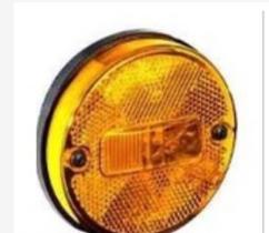 Lanterna lateral carreta guerra amarela