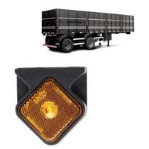 Lanterna lateral Carreta Guerra LED 12/24v Amarela + Suporte Lanterna lateral Carreta Guerra LED 12/24v Amarela + Suporte
