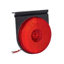 Lanterna lateral carreta guerra led 24v c/suporte vermelha * Lanterna lateral carreta guerra led 24v c/suporte vermelha *