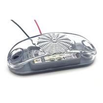 Lanterna Lateral Carreta / Luz de Placa Cristal LED 12V 24V Lanterna Lateral Carreta / Luz de Placa Cristal LED 12V 24V