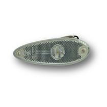 Lanterna Lateral Carreta Universal "Rabo de Peixe" Cristal Lanterna Lateral Carreta Universal "Rabo de Peixe" Cristal