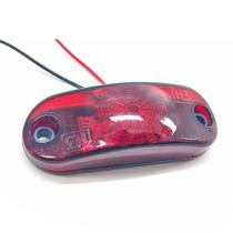 Lanterna Lateral Carreta Vermelha LED 12V 24V