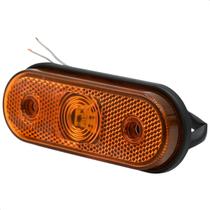 Lanterna Lateral Com Refletor Ambar Led Bivolt Facchin