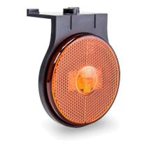 Lanterna Lateral Conector Led Bivolt 12/24v 65mm Mod Randon Lanterna Lateral Conector Led Bivolt 12/24v 65mm Mod Randon