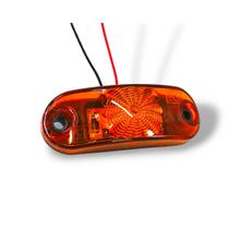 Lanterna Lateral Delimitadora LED Âmbar Laranja Bivolt 12V 24V