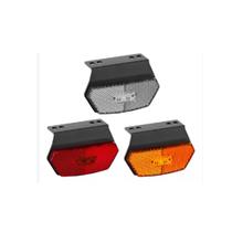Lanterna Lateral Diamante LED Cristal/Ambar FI