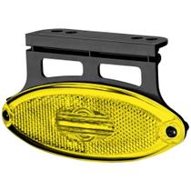 Lanterna Lateral Led Amarelo 12/24V C/Suporte P/Caminhão