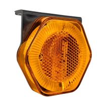 Lanterna Lateral Led Ambar Com Guia De Luz Bivolt C/suporte Lanterna Lateral Led Ambar Com Guia De Luz Bivolt C/suporte