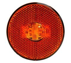 Lanterna Lateral LED Caminhão Carreta Sem Suporte Amarela G - EDN