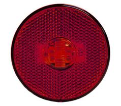 Lanterna Lateral LED Caminhão Carreta Sem Suporte Vermelha G - EDN