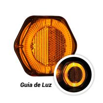 Lanterna Lateral LED Compatível Turn Amarela Guia de Luz Sinalsul
