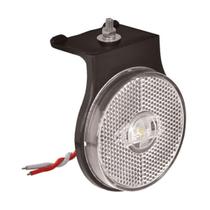 Lanterna Lateral LED cristal bivolt diametro 66mm com haste e cabos lente acrilica Lanterna Lateral LED cristal bivolt diametro 66mm com haste e cabos lente acrilica