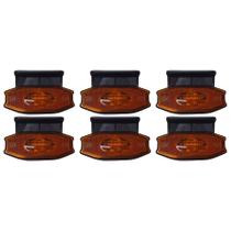 Lanterna Lateral Led Exclusive C/suporte Sem Vigia Kit 6 Un