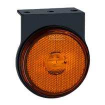 LANTERNA LATERAL LED GAUER C/FIOS C/SUPORTE AMARELA 65MM - LL1497 Amarelo