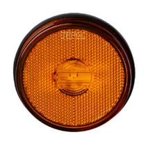 Lanterna lateral led gauer c/fios s/suporte amarela 65mm