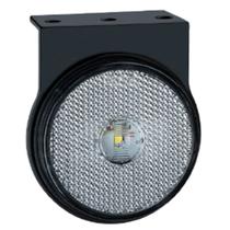 LANTERNA LATERAL LED GAUER C/TERMINAL / SOQUETE C/SUPORTE CRISTAL 65MM - LL1496 Cristal