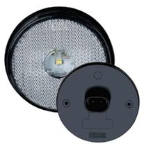 LANTERNA LATERAL LED GAUER C/TERMINAL / SOQUETE S/SUPORTE CRISTAL 65MM - LL1492 Única