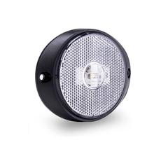 Lanterna Lateral Ø65mm Led Saida Fios Cristal