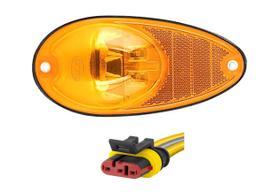 Lanterna Lateral Ônibus Dupla Função 5 Led BIVOLT +Conector Lanterna Lateral Ônibus Dupla Função 5 Led BIVOLT +Conector