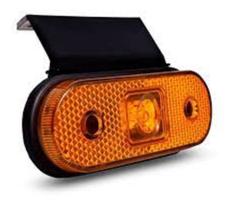 Lanterna Lateral P/ Carreta Facchini Led Bivolt C/ Suporte