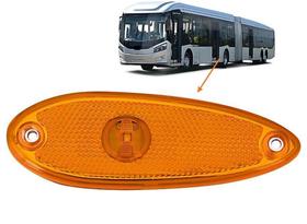 Lanterna Lateral Posição 1 LED AM 24V - Peixinho Universal - Caio / Mascarello / Marcopolo - Silo Lanterna Lateral Posição 1 LED AM 24V - Peixinho Universal - Caio / Mascarello / Marcopolo - Silo