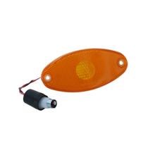 Lanterna Lateral Posição Led Âmbar C/Soquete Marcopolo