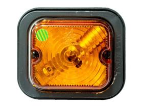 Lanterna Lateral Quadrada Modelo Mercosul Laranja - Pradolux - PL0902.00.21