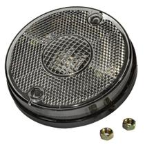 Lanterna Lateral Redonda Led Bivolt Branco Modelo Randon 89mm Sem Suporte - GF5.127.13CR