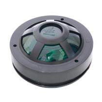 Lanterna Lateral Redonda Universal Verde Máscara Preta - Pradolux - PL0512.87.12 Lanterna Lateral Redonda Universal Verde Máscara Preta - Pradolux - PL0512.87.12