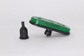 Lanterna lateral retangular com led verde PADRAO