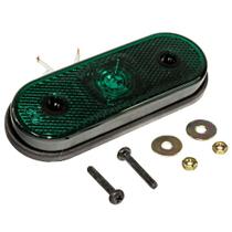 Lanterna Lateral Retangular Led Bivolt Verde Sem Suporte - GF7.114VD