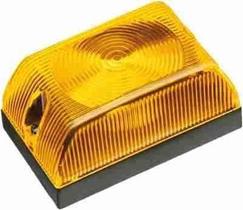 Lanterna Lateral Retangular Universal Amarela