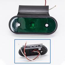 Lanterna Lateral Universal Led Verde Bivolt Com Suporte - Pradolux Lanterna Lateral Universal Led Verde Bivolt Com Suporte - Pradolux
