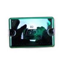 Lanterna Lateral Verde compativel Recrusul Lente Gf008 Medidas A56 X C86 X P34