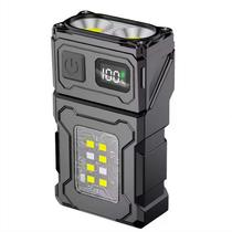 Lanterna LED 1200 lúmens magnética com dupla luz e carregamento Type-C