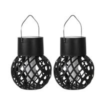 Lanterna LED À Prova d'Água Com Efeito De Chama Solar Para Decoração De Jardim, Pátio E Quintal 1-6 Lanterna LED À Prova d'Água Com Efeito De Chama Solar Para Decoração De Jardim, Pátio E Quintal 1-6